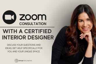 give you zoom interior design consultation