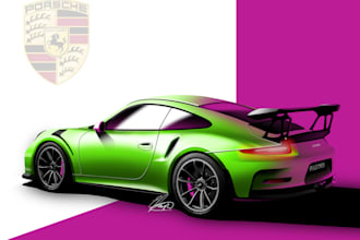 create professional renders on photoshop