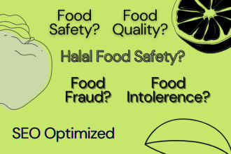 do food safety and quality articles