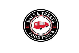 design eats and treats food truck logo in  1 day