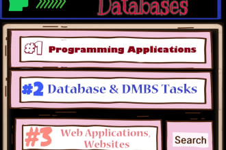 do programming tasks in sql database cpp java python php c sharp