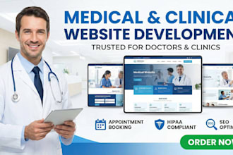 build doctor dentist healthcare med spa clinic plastic surgery hospital website