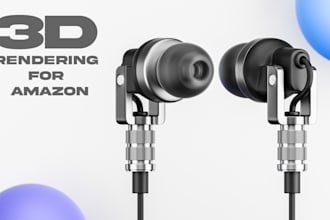 do product design, 3d modeling, rendering for amazon image