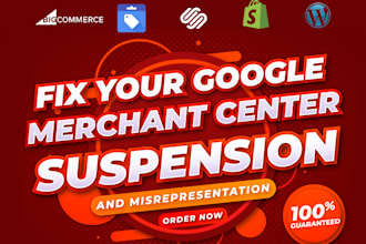 fix your merchant center suspension for google shopping ads