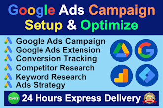 setup google ads campaigns manage and optimize for profitable ad