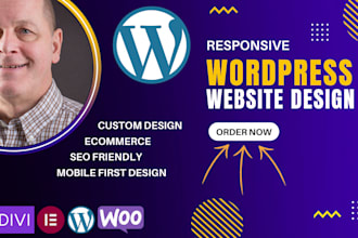 design a responsive wordpress website for your business