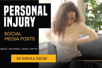 do social media post for personal injury law firm