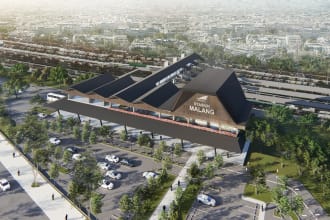 do architectural 3d rendering master plan, site plan or aerial view