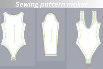 be your sewing pattern maker with size grading