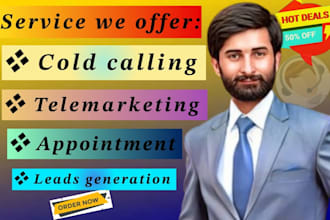 do USA cold calling, appointment setting and telemarketing