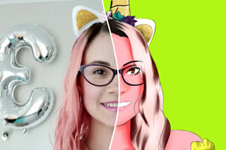 make a portrait in a toonme style