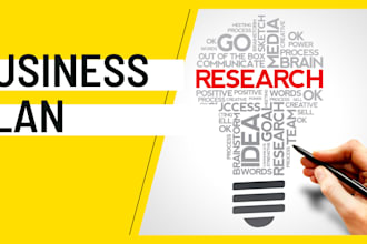 write a business plan for your start up