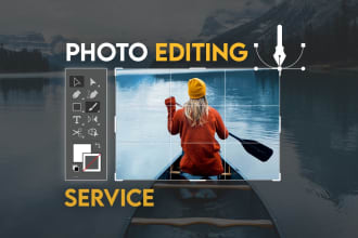 do high end photo editing and retouching in photoshop