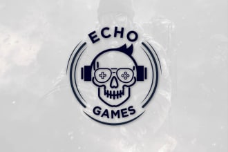 design modern minimalist gaming and streaming logo