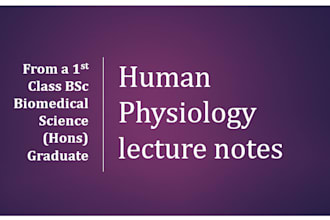 provide human physiology lecture notes