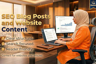 write SEO blog posts and website content