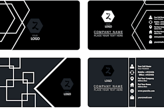 do elegant business card for your company