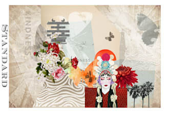create an artistical digital collage art for you