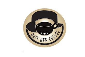 design hats off coffee logo in  1 day