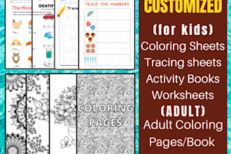 create activity pages and workbooks for kids