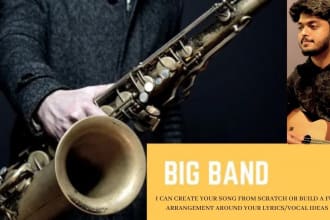 compose, produce big band, show tune, jazz blues, pop