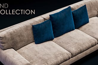 do 3d modeling and realistic rendering of furniture and products