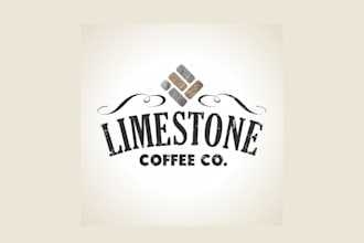 design limestone coffee company logo