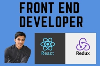 be your front end react js developer