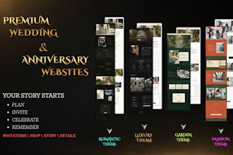 launch wedding event invitation websites