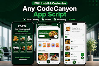 install and customize any codecanyon app scripts 6ammart stackfood dttube setup