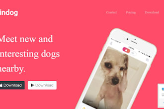 make a custom design landing page