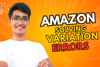 solve your listing variation errors, amazon listing expert