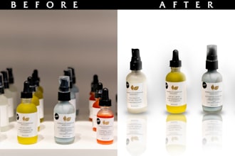 do product photo editing and retouching