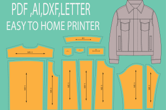 make  any type sewing pattern for your clothing