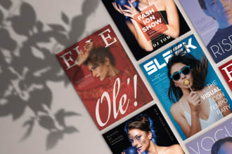 design amazing catalog, brochure, menu, flyer, and magazine cover