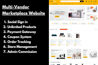 build an multi vendor ecommerce marketplace