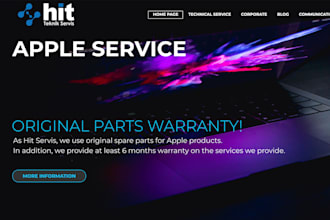 create computer or cell phone repair wordpress website design