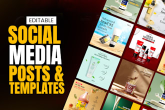 do social media post, facebook ad design, carousels, instagram post, ads design