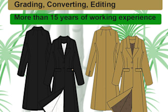 make all kinds of clothing pattern for sewing