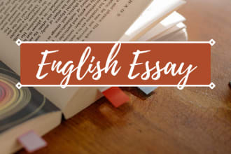 write english literature and linguistics essays