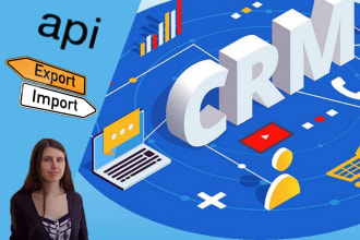 connect crm to your site or any third party service using api and php