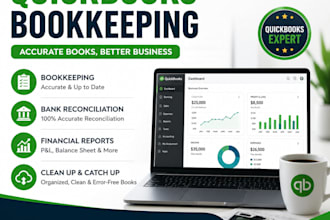 clean up, catch up and maintain your books in quickbooks online