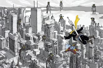 draw a comic book series for you
