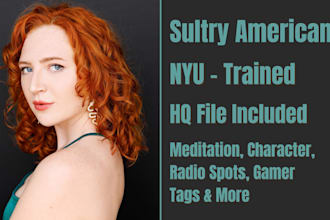 record your sexy american female voice over