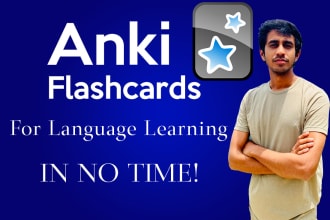 make awesome anki flashcards for language learning