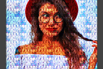 design stunning mosaic art for your pics