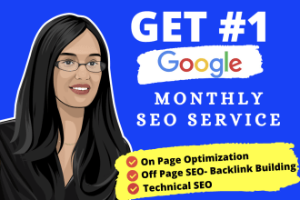 do monthly SEO service with high da backlinks