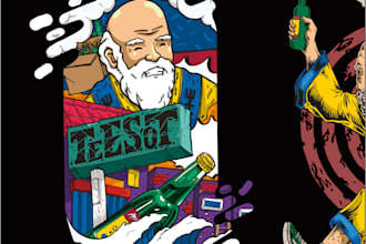 doodle food,drinks,cartoon and more