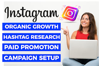 manage instagram marketing and hashtag research for organic growth