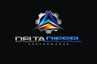 design delta diesel performance logo in 1 day